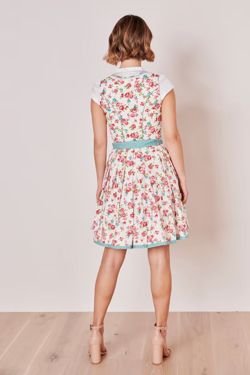 Kruger Mini Dirndl 2pcs. 50cm "Babe" ecru (size 36)