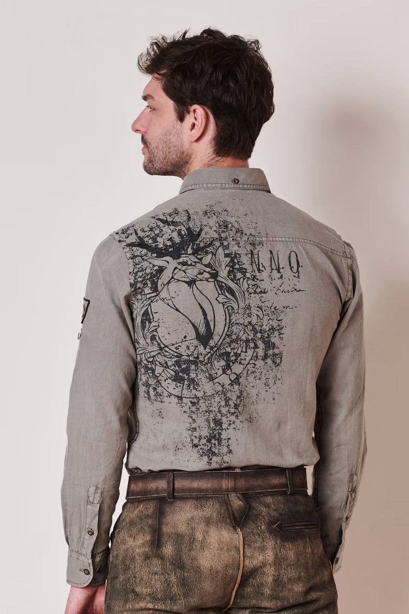 Krueger Traditional Long Sleeve "Paul" grey (discontinued) Small