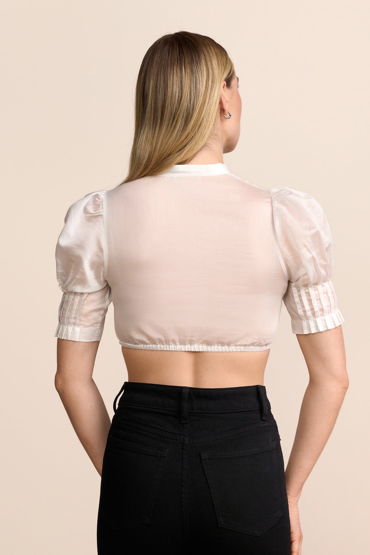 Kruger Nivara dirndl blouse in ecru, styled