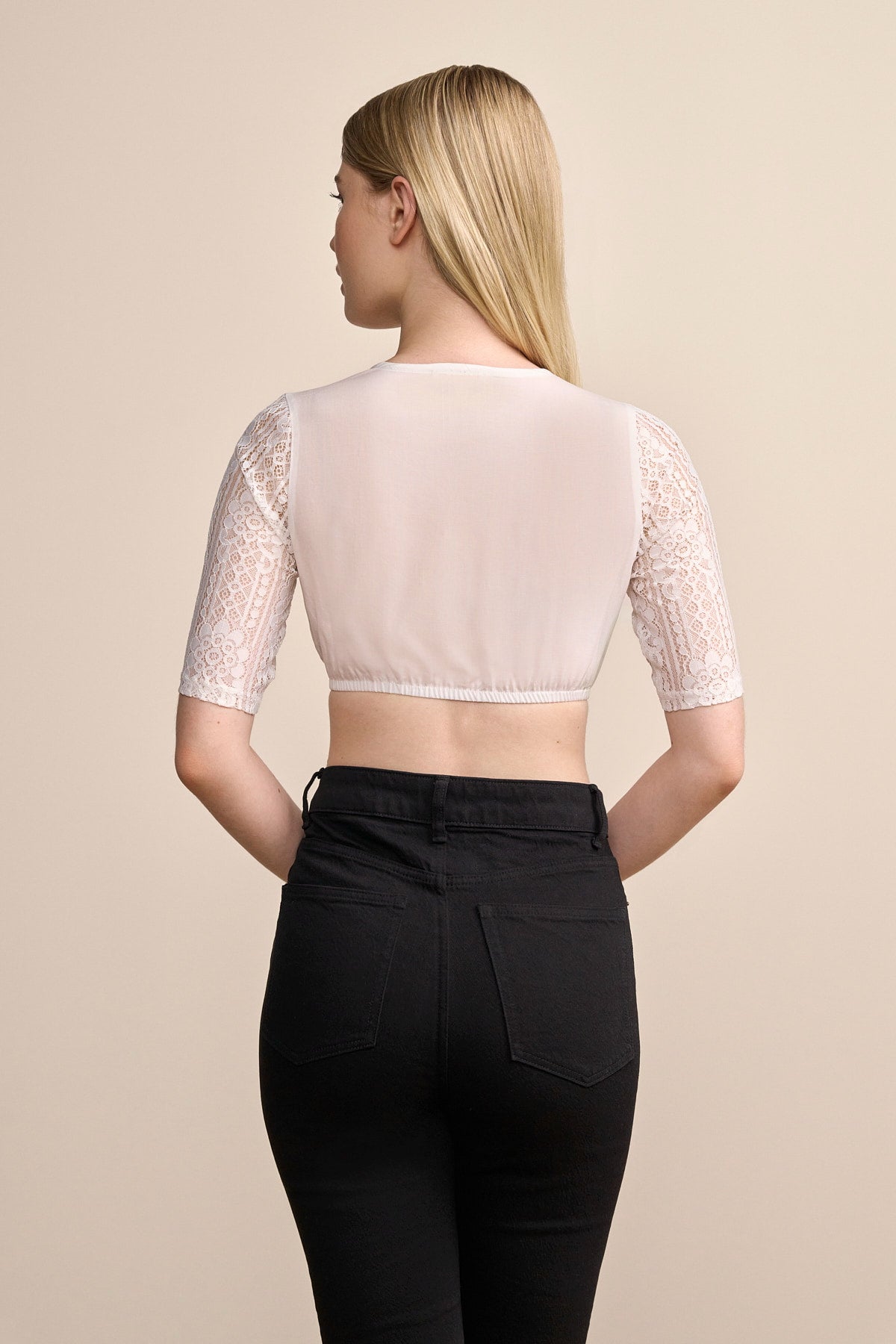 Kruger Walentina dirndl blouse in white, styled