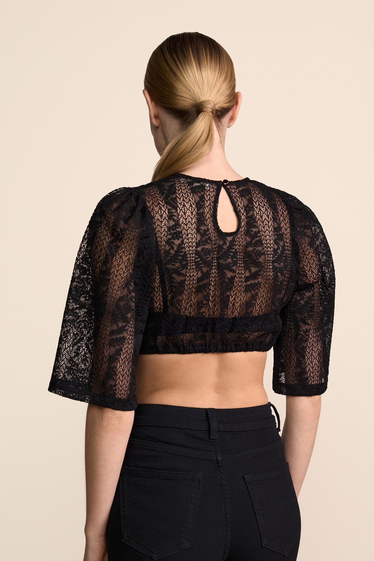 Kruger Marly dirndl blouse in black, styled