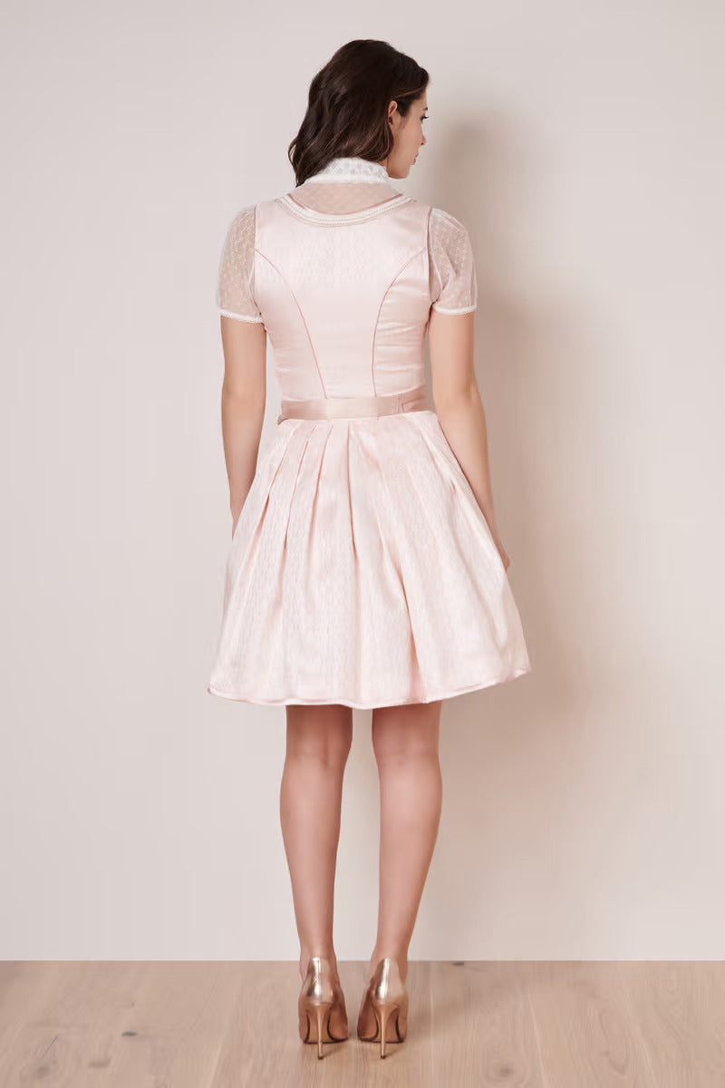 Kruger Mini Dirndl 2pcs. 50cm "Junie" pink (32,38,40)