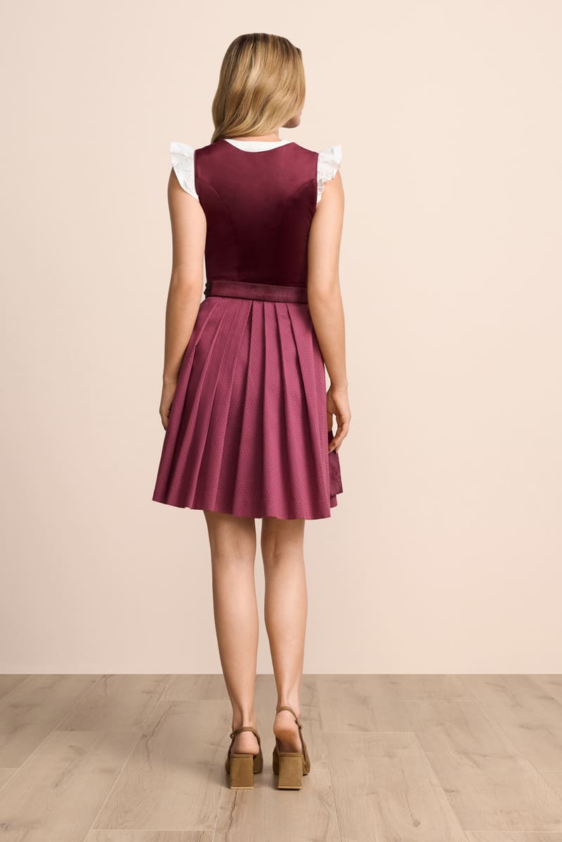 Kruger Olenna Mini Dirndl, Red — 50cm 2pc Set