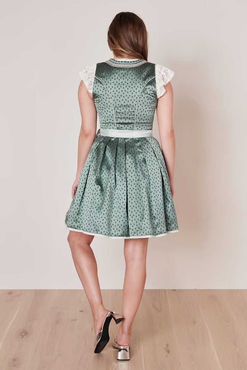 Kruger Mini Dirndl 2pcs. 50cm "Hira" green