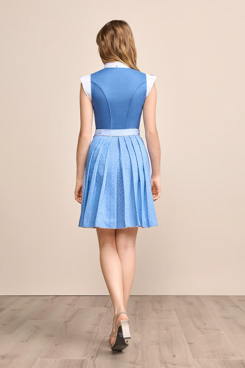 (new) Kruger Mini Dirndl 2pcs. 50cm "Dorette" blue
