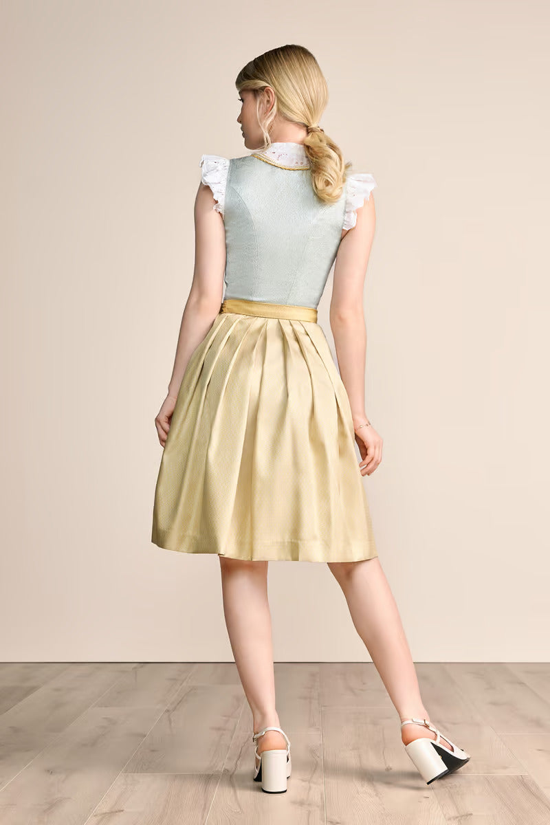 Kruger Mini Dirndl 2pcs. 60cm "Winnie" green (low stock)