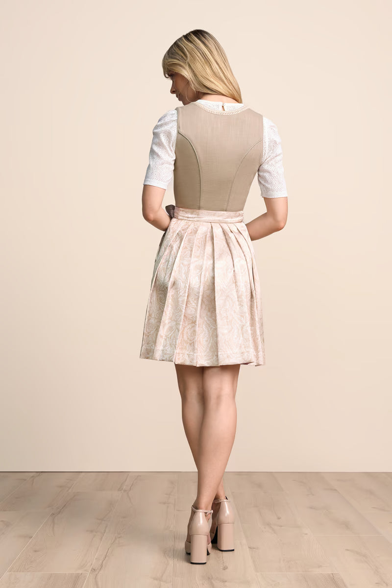 Kruger Mini Dirndl 2pc 50cm "Vivianna" brown