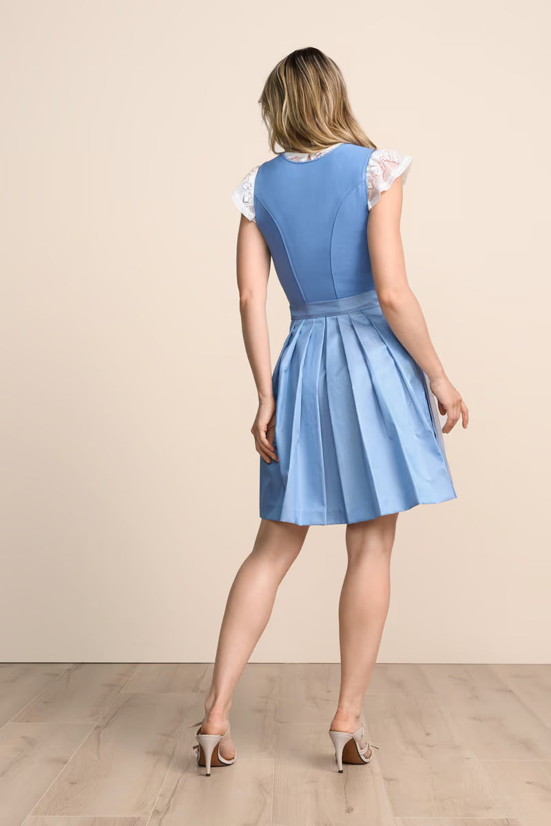 Kruger Mini Dirndl 2pc 50cm "Caylee" blue