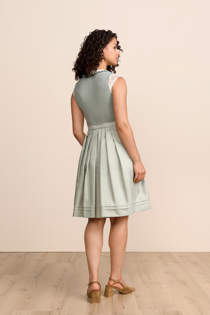 Kruger Oriane Midi Dirndl, Green — 60cm 2pc Set