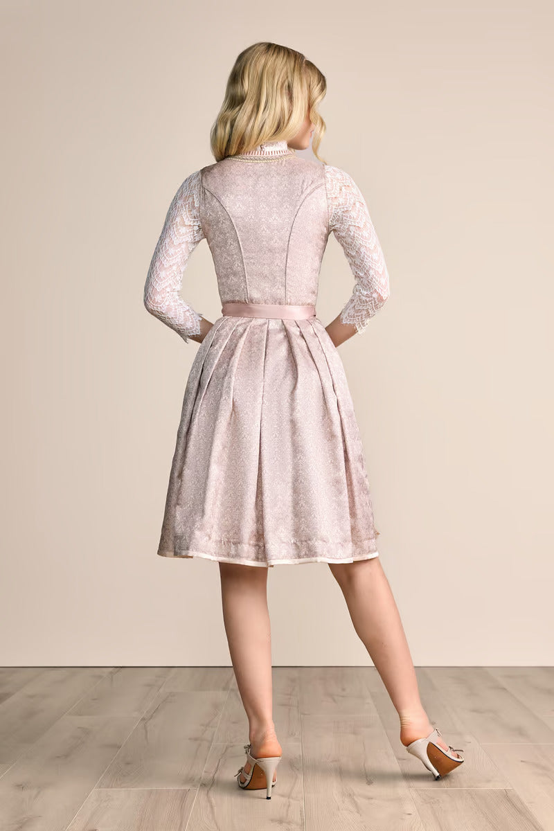 Kruger Lunie Midi Dirndl, Pink — 60cm 2pc Set