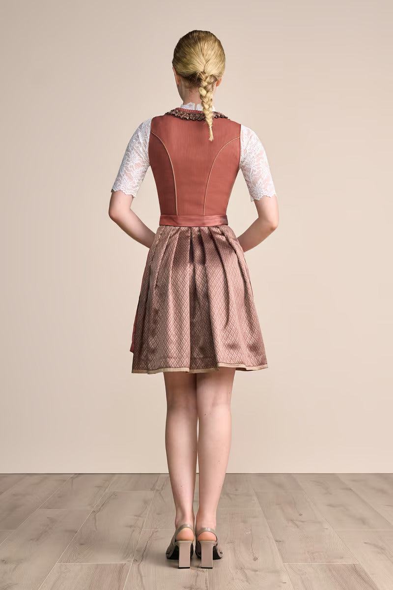 Kruger Mini Dirndl 2pcs. 50cm "Marielle" red (34,36,38,40)