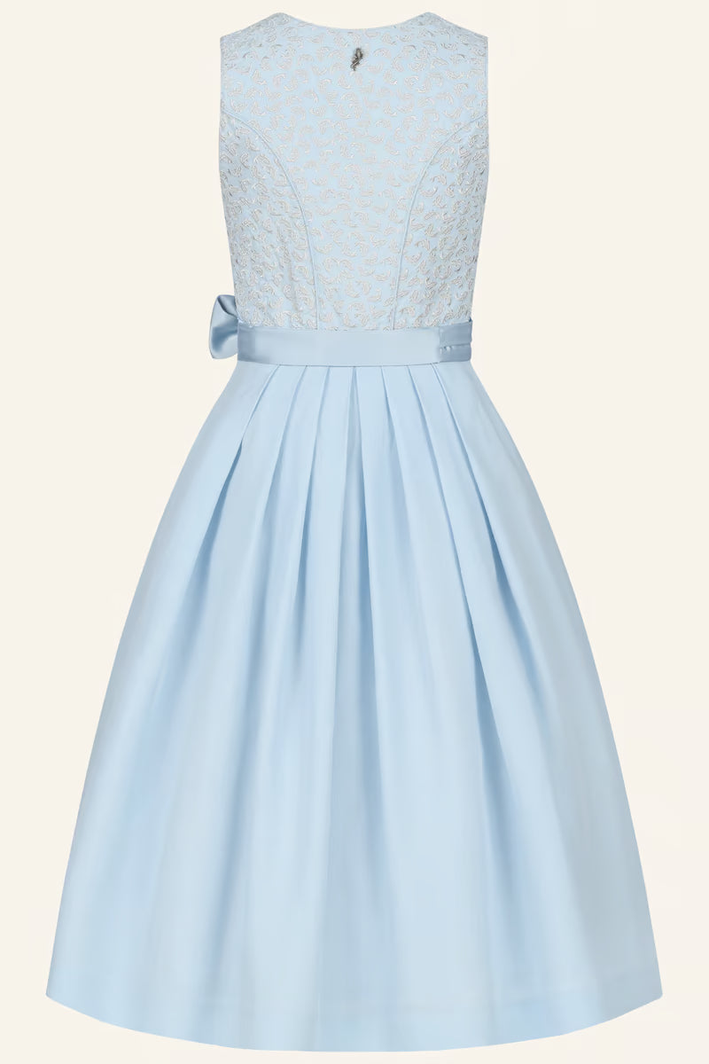 Kruger Long Dirndl 2pcs. 70cm "Soreya" blue