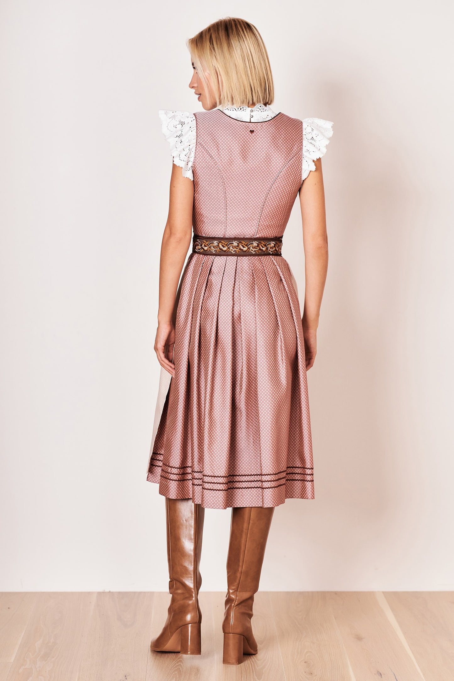 Julia Trentini Klara Dirndl, Rose — 70cm Long