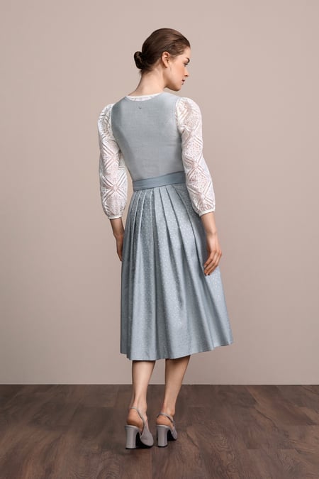 Julia Trentini Theda Dirndl, Blue — 70cm Long