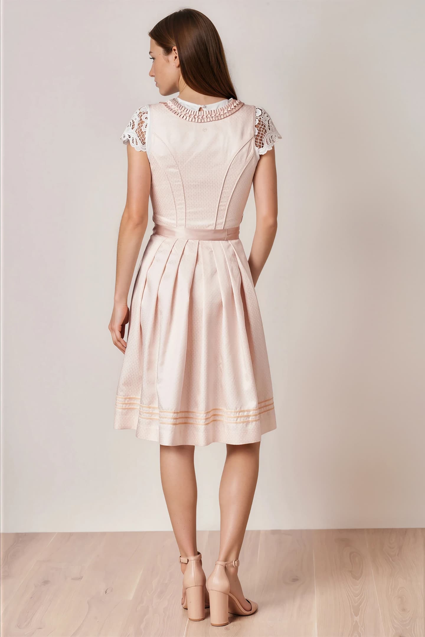 Julia Trentini Elouise Midi Dirndl, Rose — 60cm