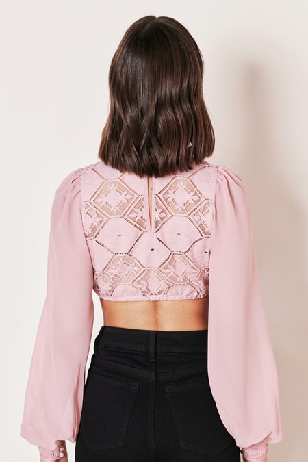 Dirndl blouse Margarethe — rose
