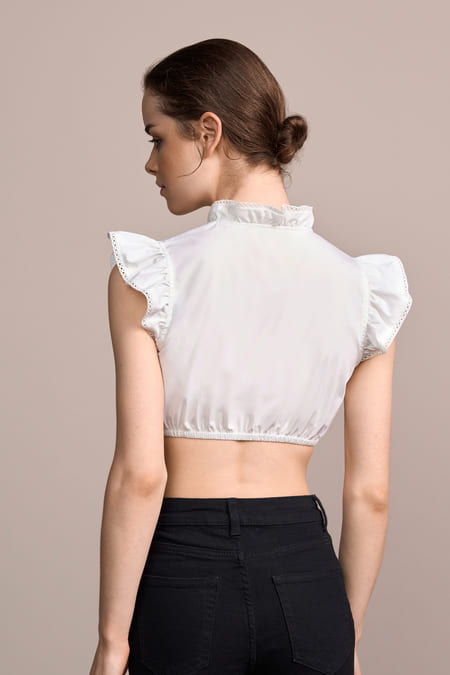 Dirndl blouse Jennifer — ecru