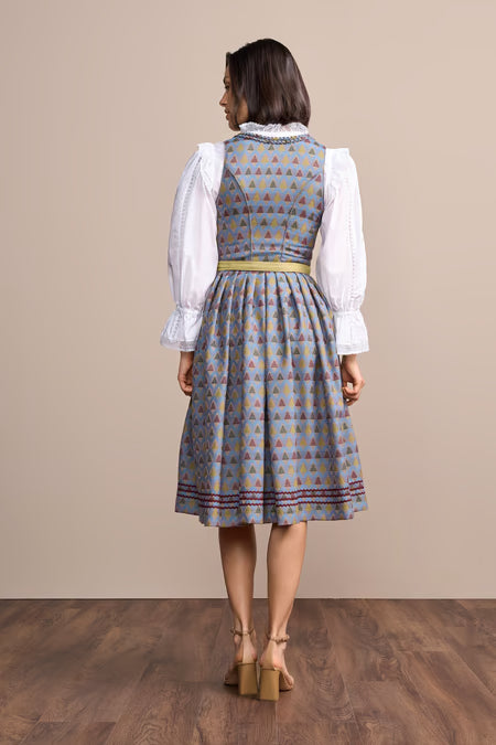 Julia Trentini Kaila Dirndl, Blue — 70cm