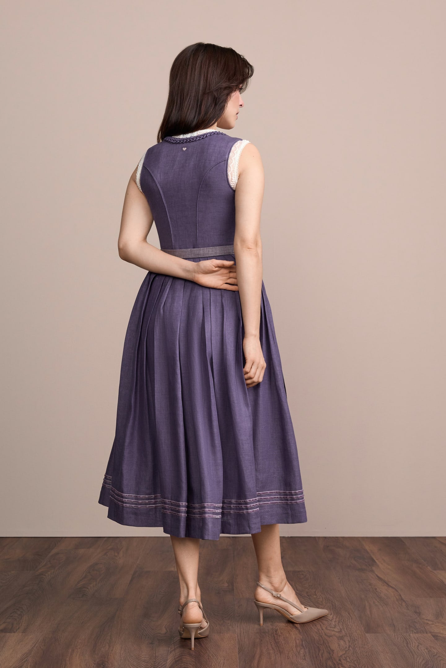 Julia Trentini Marenja Dirndl, Blue — 80cm Maxi