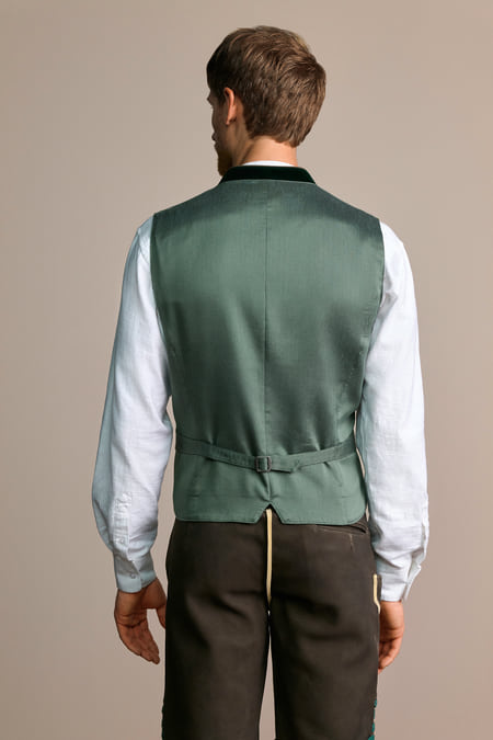Waistcoat Franz — green