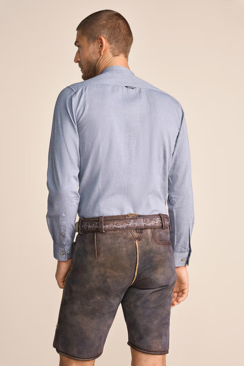 Krueger Traditional "Sören" (gray) Long Sleeve Shirt (low stock)