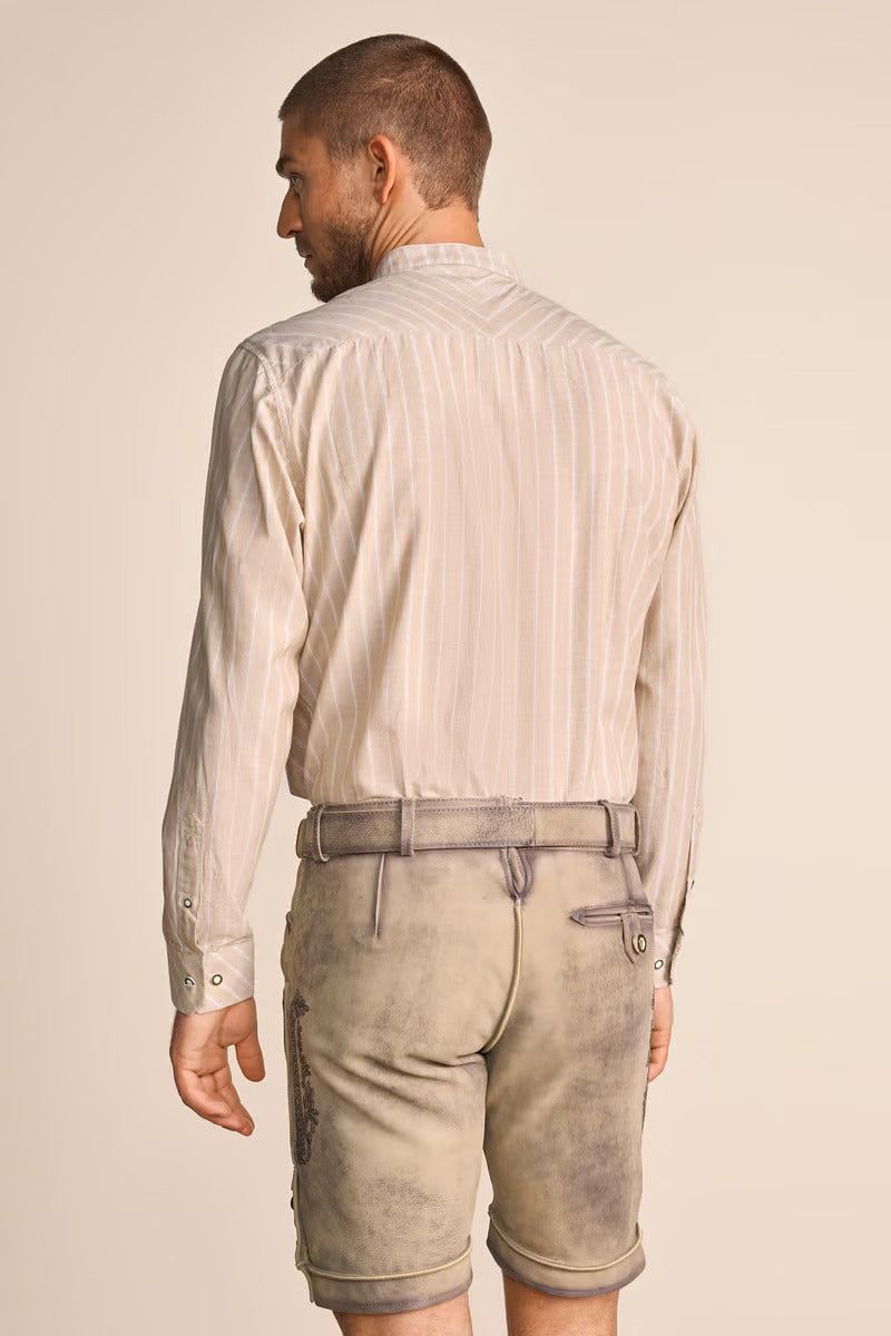 Krueger Traditional Long sleeve Shirt "Samir" beige (M,L)