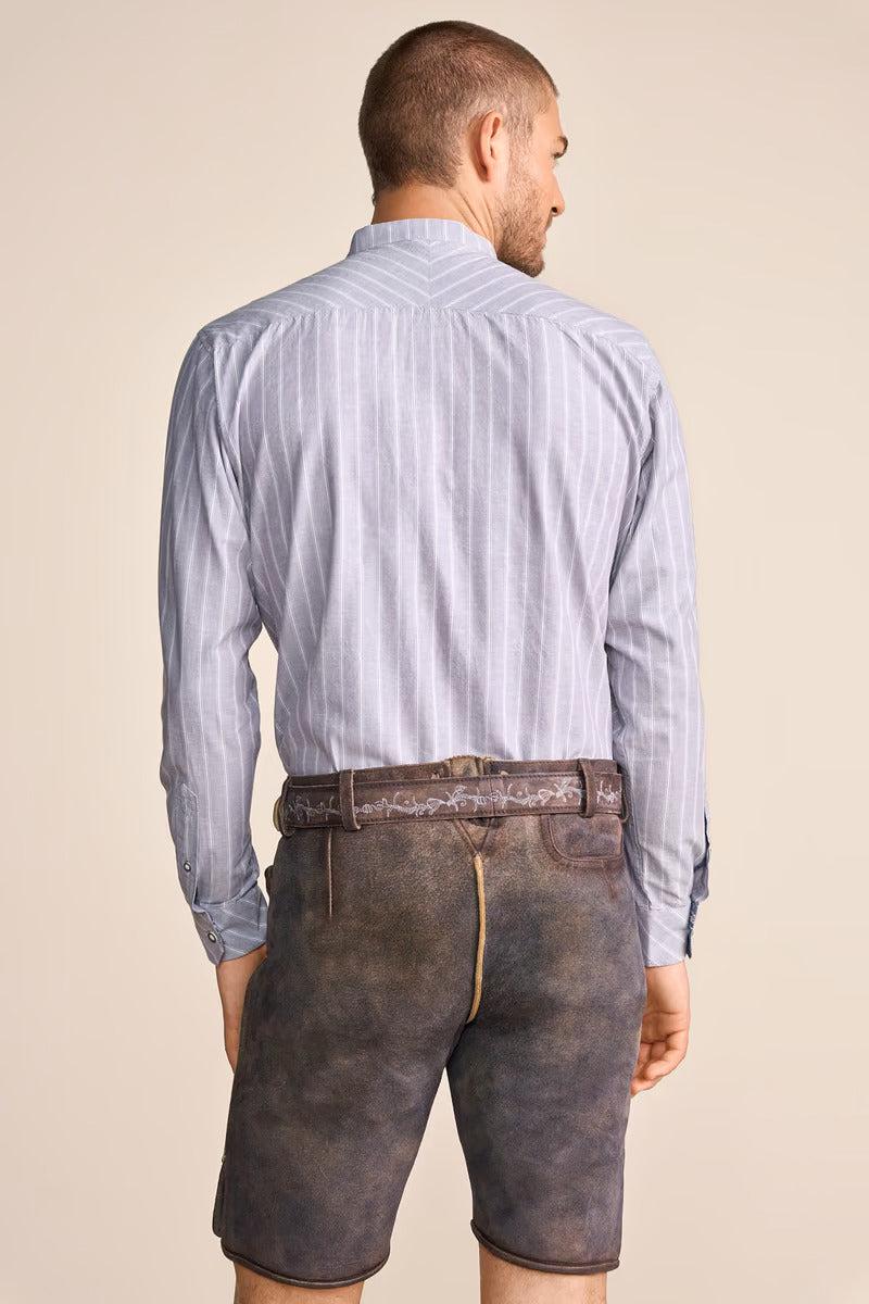 Krueger Traditional Long Sleeve Shirt "Samir" gray