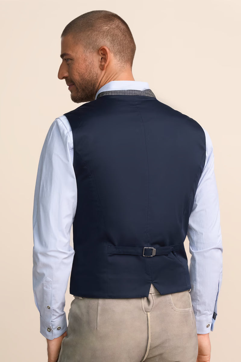 Kruger Traditional Vest "Vitali" blue