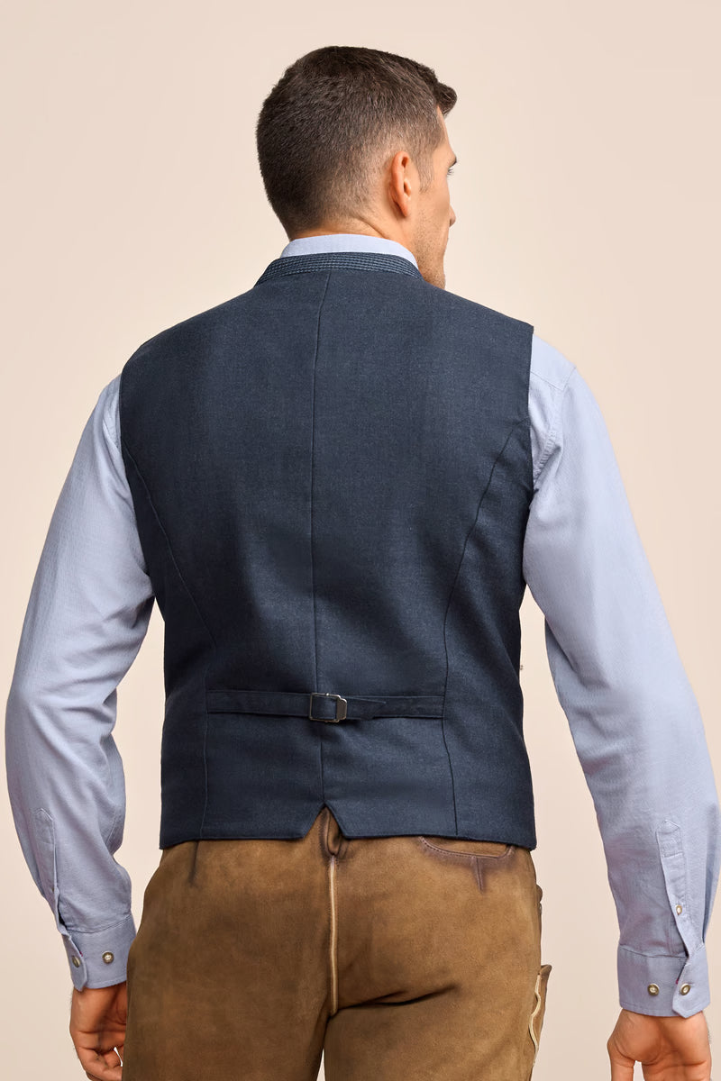 Kruger Traditional Vest "Lucio" blue (48)