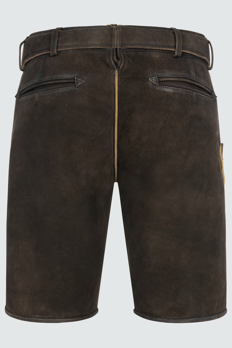Kruger Men's Lederhosen "Brandon" with Belt