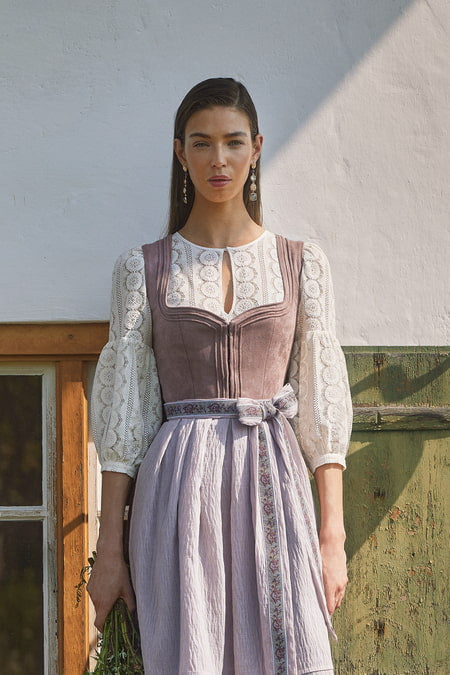 Julia Trentini Zoe Dirndl, Rose — 70cm Long