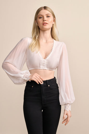 Kruger Hermine dirndl blouse in ecru