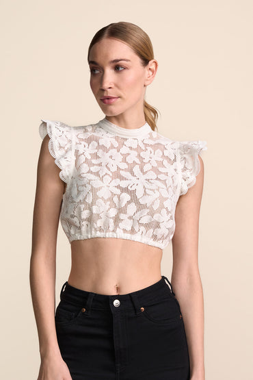 Kruger Yolanda dirndl blouse in ecru