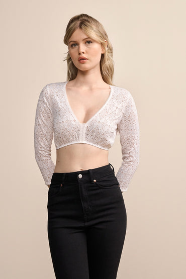 Kruger Ahnoa dirndl blouse in ecru