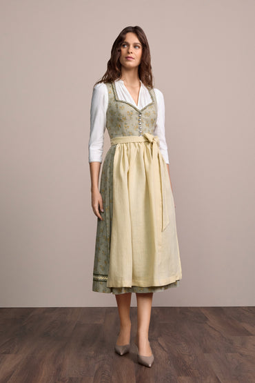Julia Trentini Lucinda maxi dirndl in green, 80cm