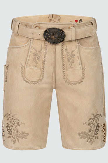 Julia Trentini Finn Lederhose Beige