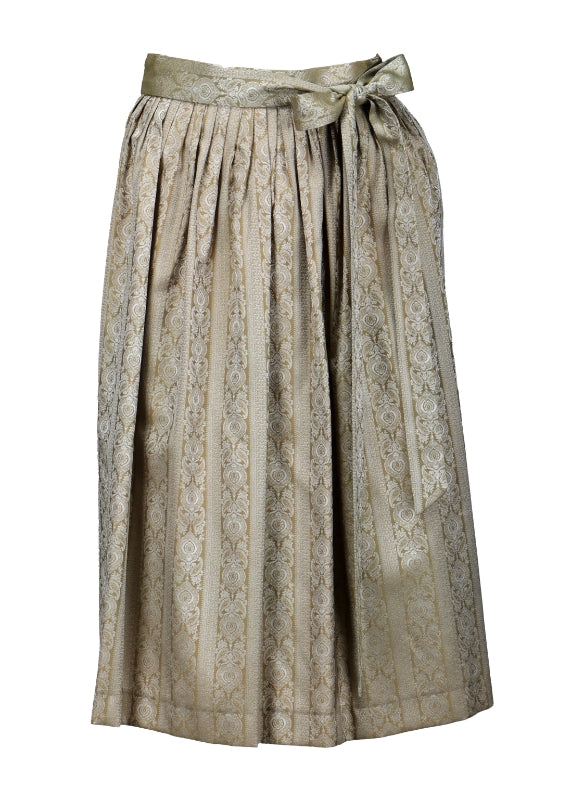 Berwin Dirndl Apron, Olive Green — 67cm