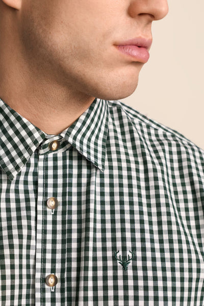 Krueger Traditional Long Sleeve Shirt "Dimitrios" green