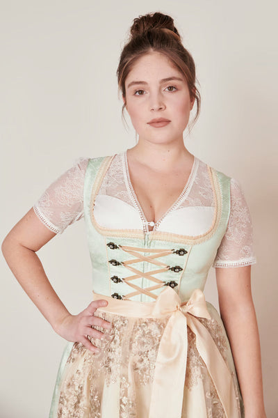 Kruger Lujana Mini Dirndl, Green — 50cm 2pc Set