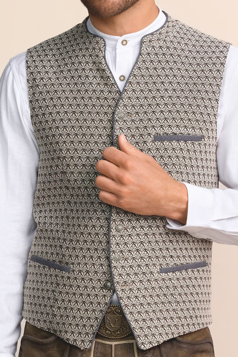Kruger Traditional Vest "Tommaso" beige