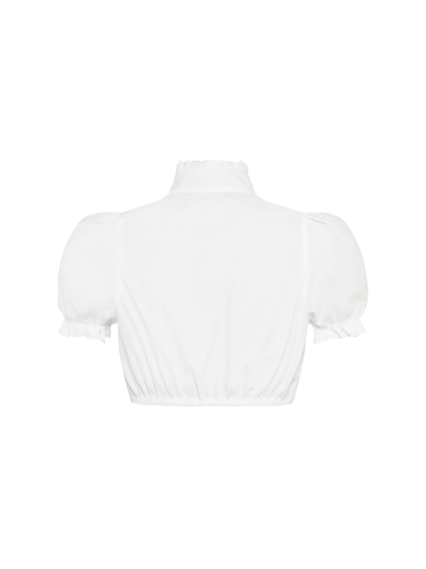Berwin Puff Sleeve Dirndl Blouse, White