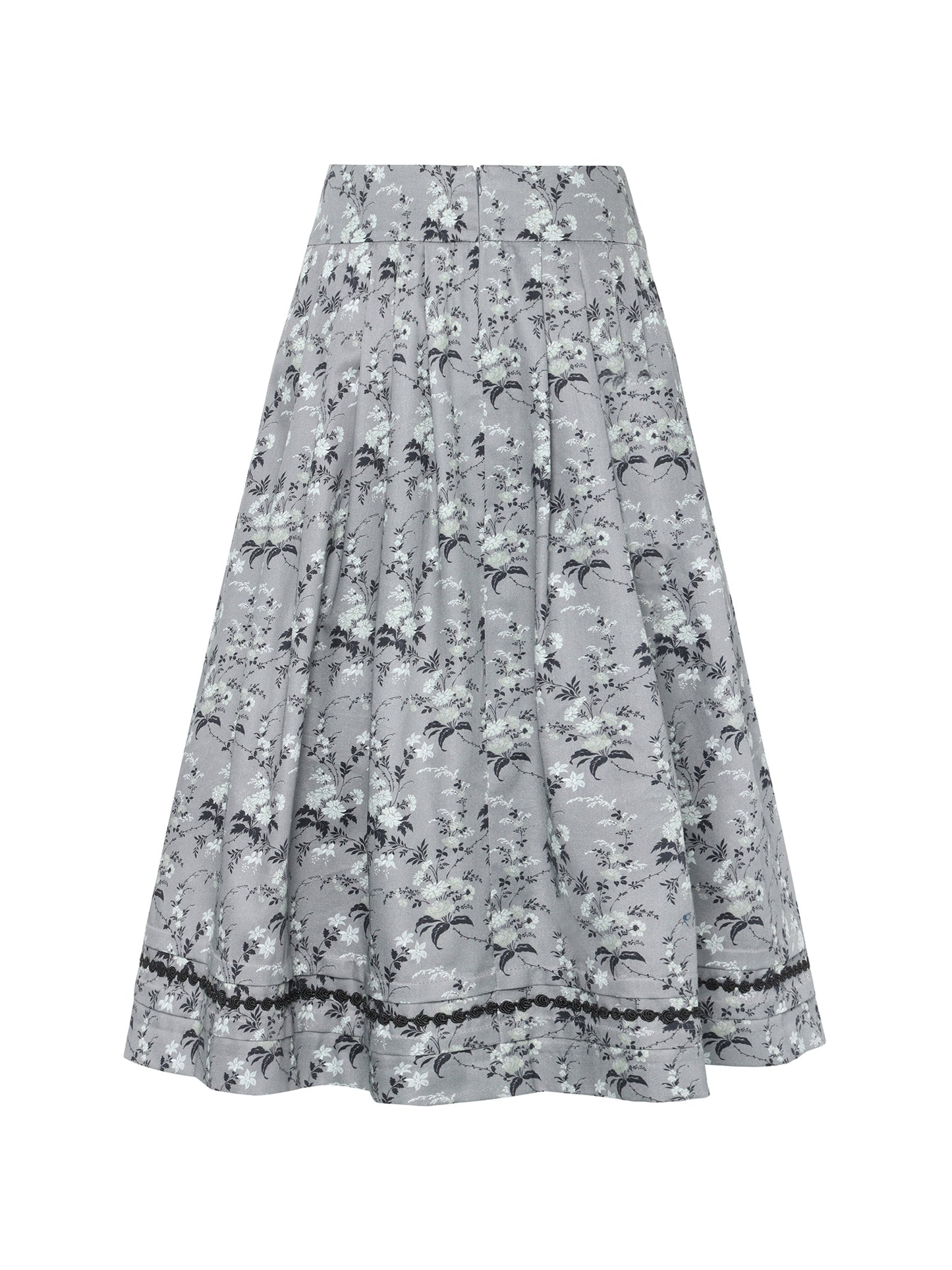 Berwin Traditional Skirt, Medium Grey — 80cm