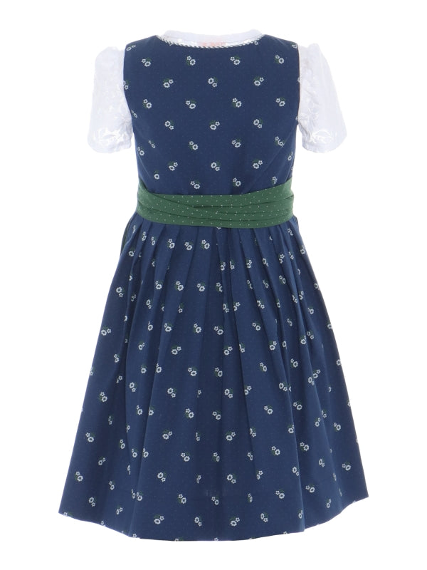 Barwolf Girls Dirndl 3 pcs. "Lisa" blue