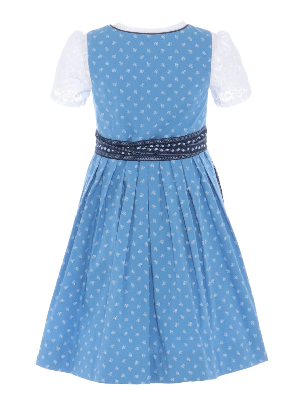 Barwolf Girls Dirndl 3 pcs. "Hedi" blue