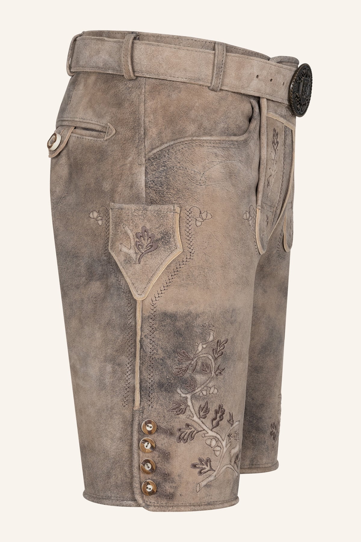 Kruger Berno lederhosen brown, detail
