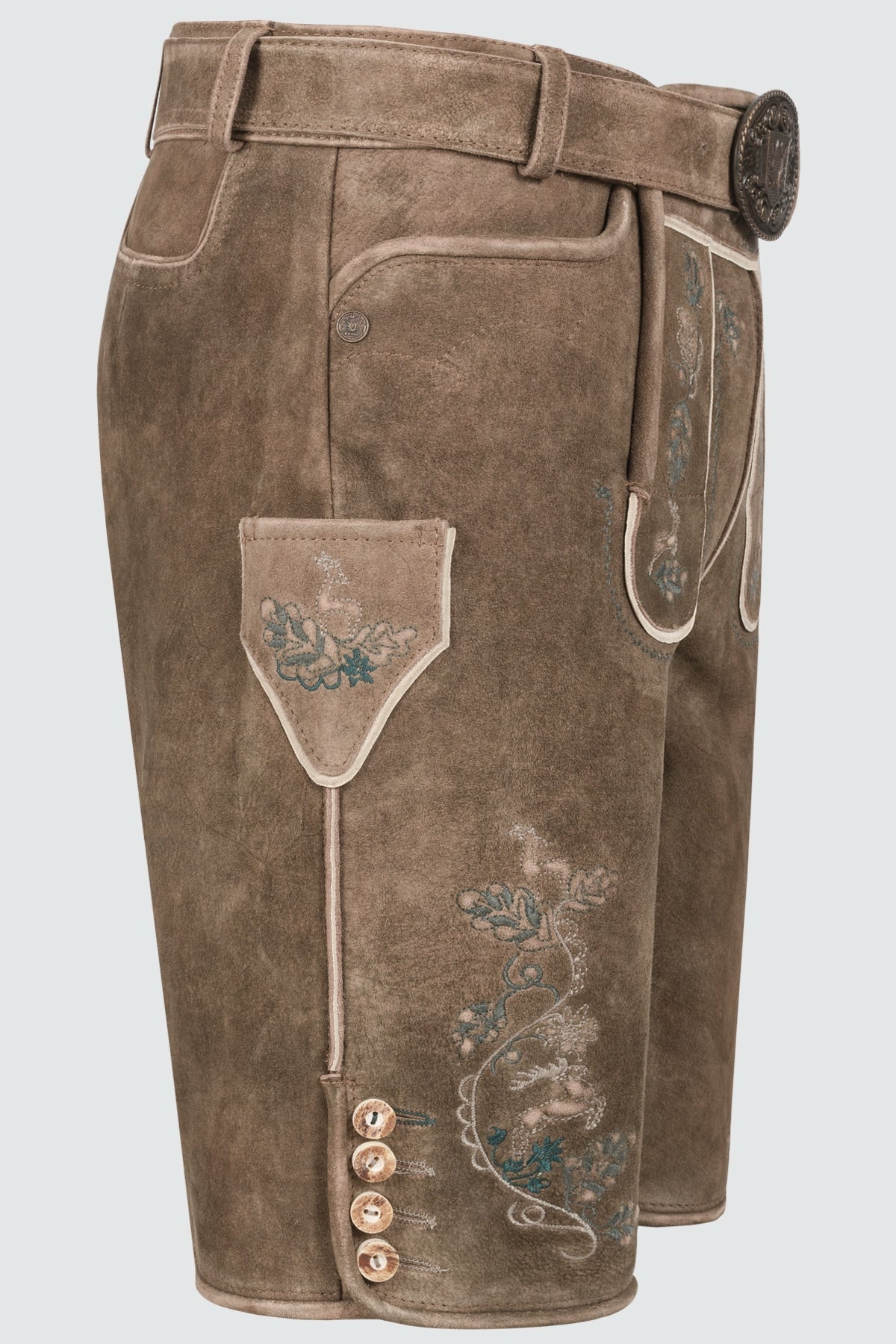 Kruger Torin lederhosen brown, detail