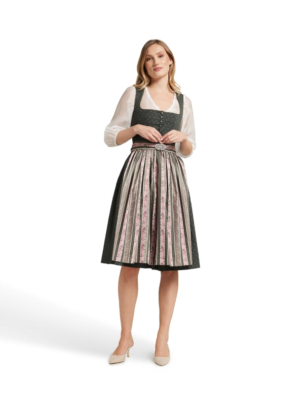 Berwin Long Dirndl 2pcs. 70cm "Elsbeth" olive