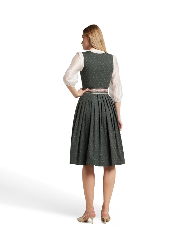 Berwin Long Dirndl 2pcs. 70cm "Elsbeth" olive
