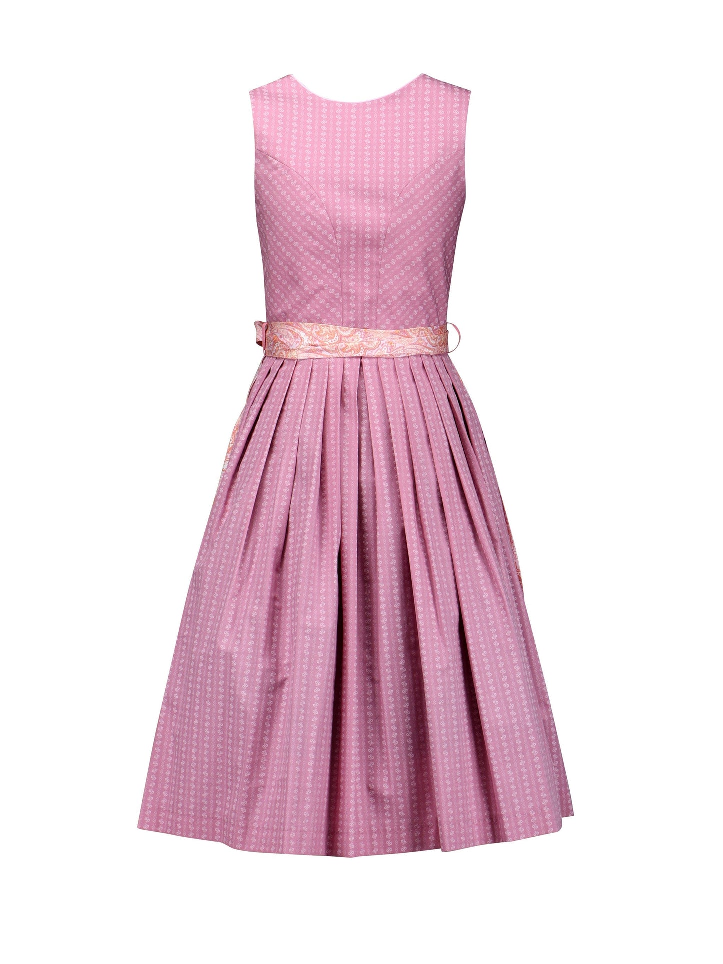 Dirndl with paisley print apron
