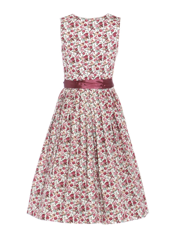 Berwin Long Dirndl 2pcs. 70cm "Anna" red